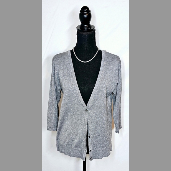 M Silver Sparkle Cardigan - Picture 1 of 3